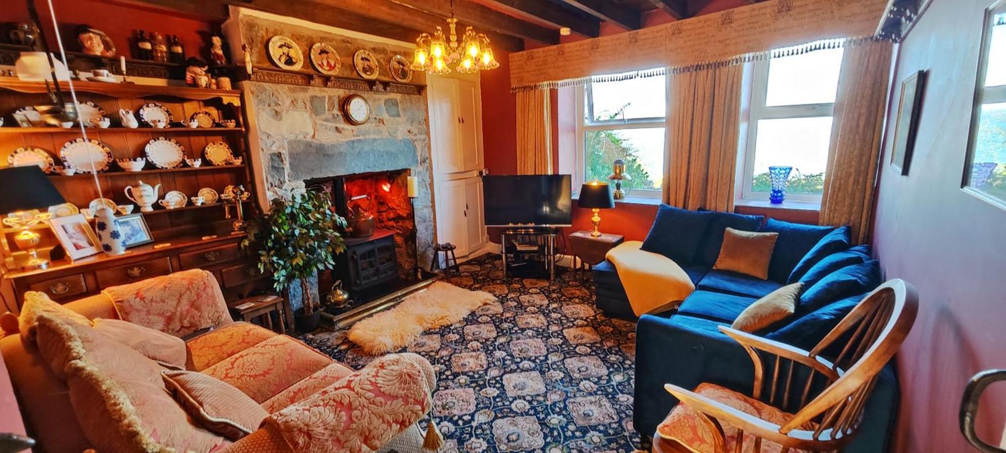 Fantastic Sea Views At Century'S Old Alma'S Cottage - Sleeps Up To 8 Guests Penmaen-mawr Esterno foto